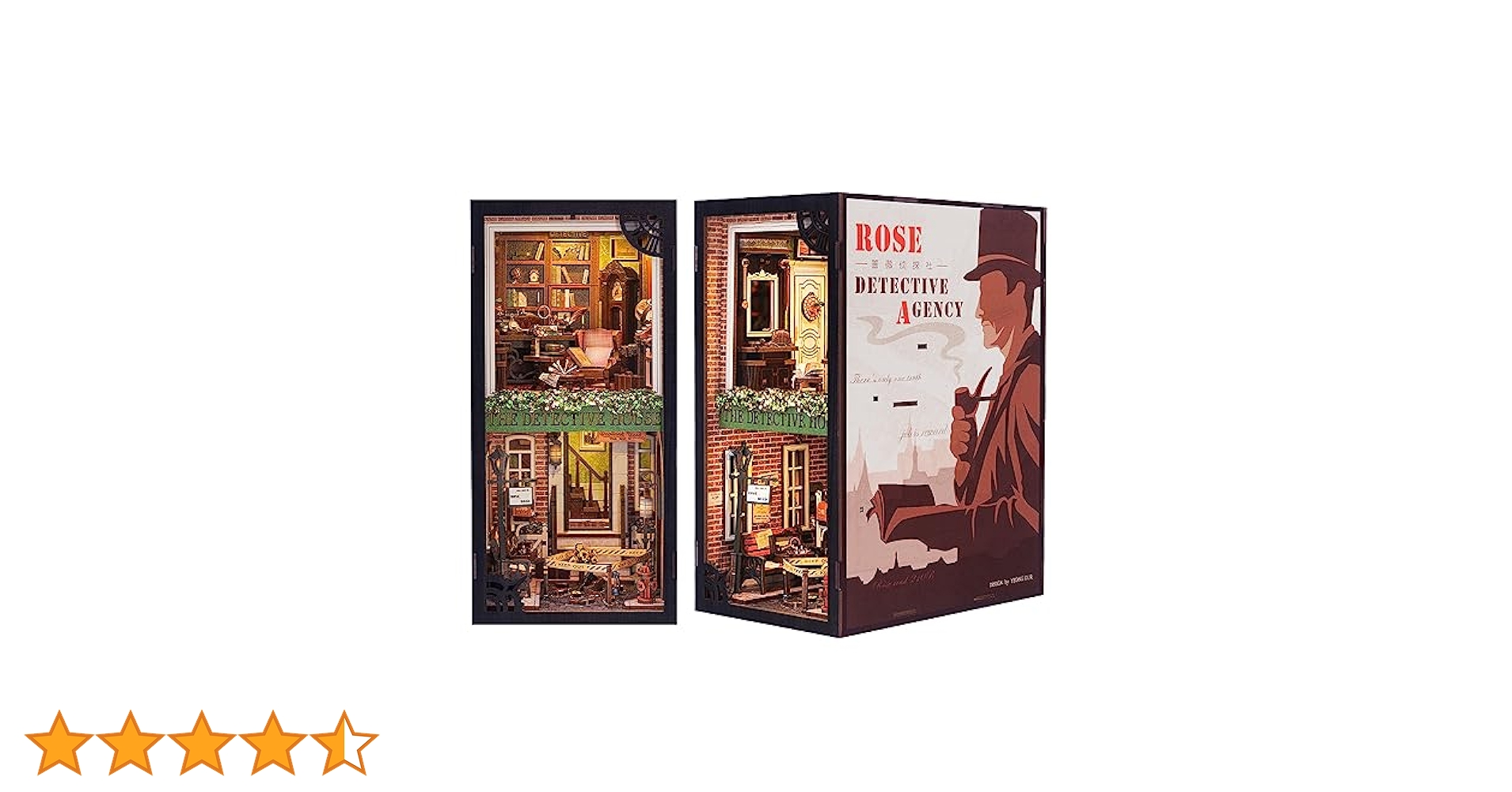 Amazon | Fsolis- DIY 探偵 ブックヌック キット-ドールハウス